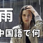 【発音付】「雨」は中国語で何？今スグ使える例文5選！