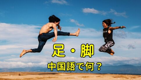 足・脚の中国語